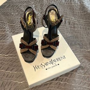 Yves Saint Laurent shoes size 8, gently used, worn 3 times